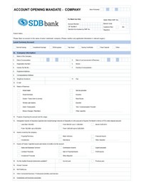Account Opening Mandate Company English thumb