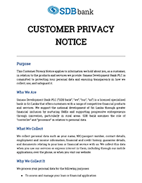 Terms & Conditions opening an account thumb