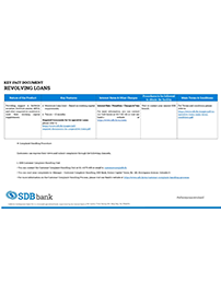 Terms & Conditions opening an account thumb