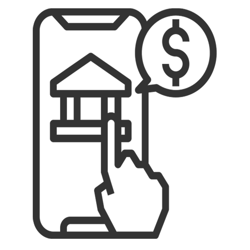 Online banking icon